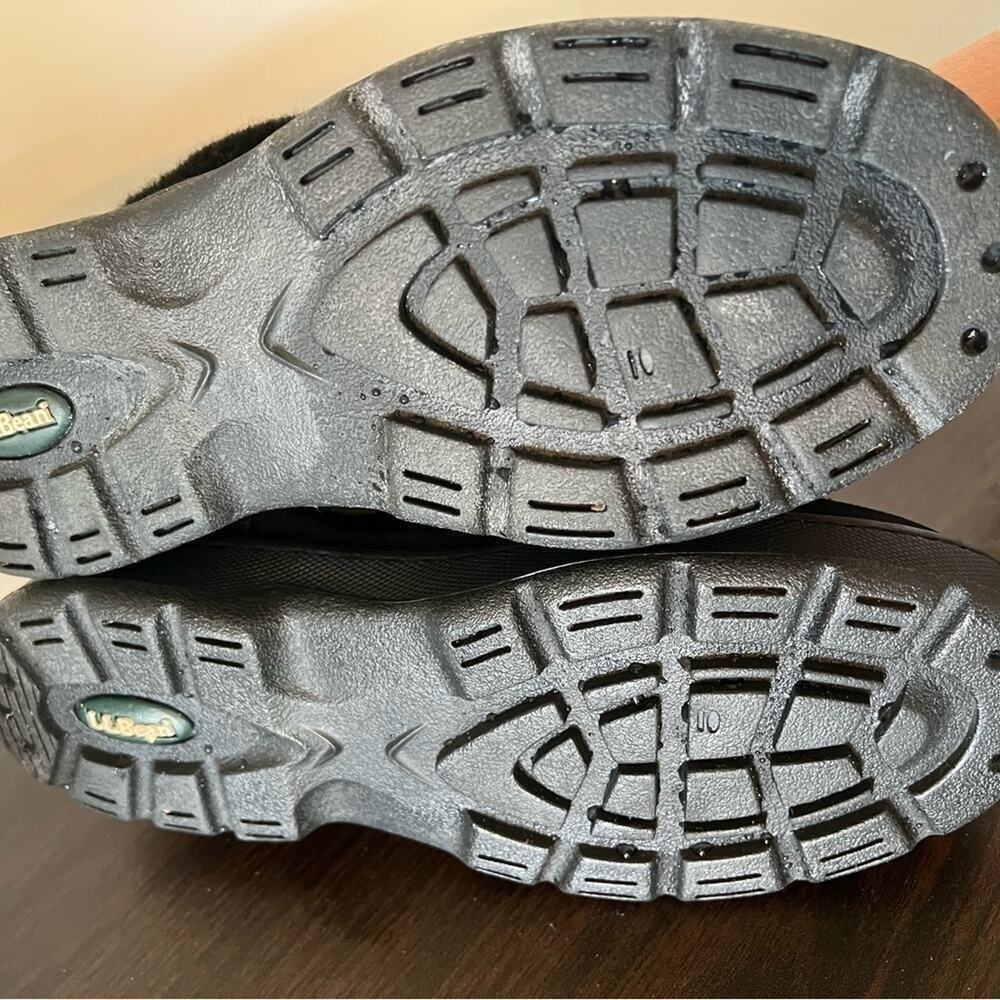 LL BEAN WOMENS LEATHER SHOE SIZE 9 WORN ONCE - Picture 4 of 7